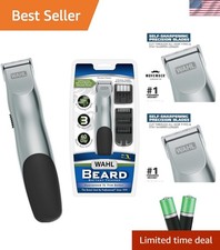 Wahl Groomsman Trimmer for Men Beard Mustache Stubble Battery Operated