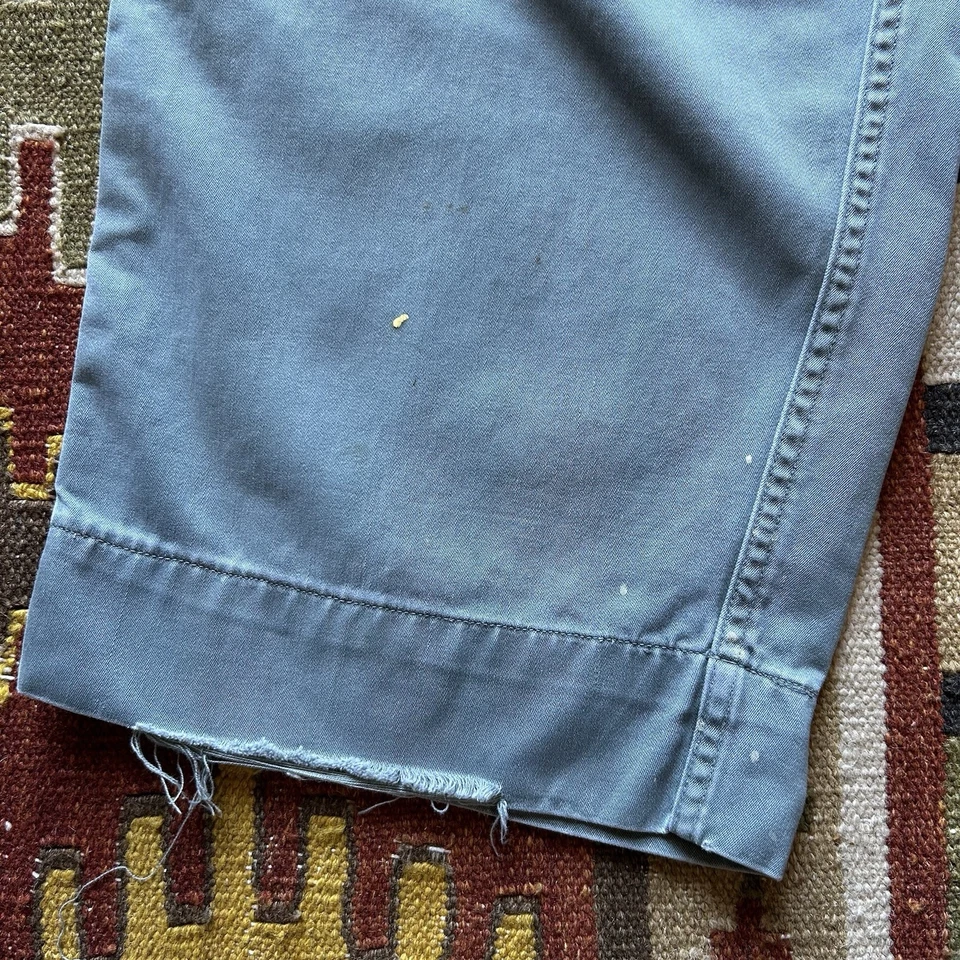 Pantalones de fatiga paracaidista vintage años 50 USAF Mil-T-4335A verde salvia 509 talla 31 Foto 4 de 4