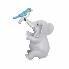 Elephant and Bird Pot Hanger Handmade Resin Creature Pot Climber for Balcony