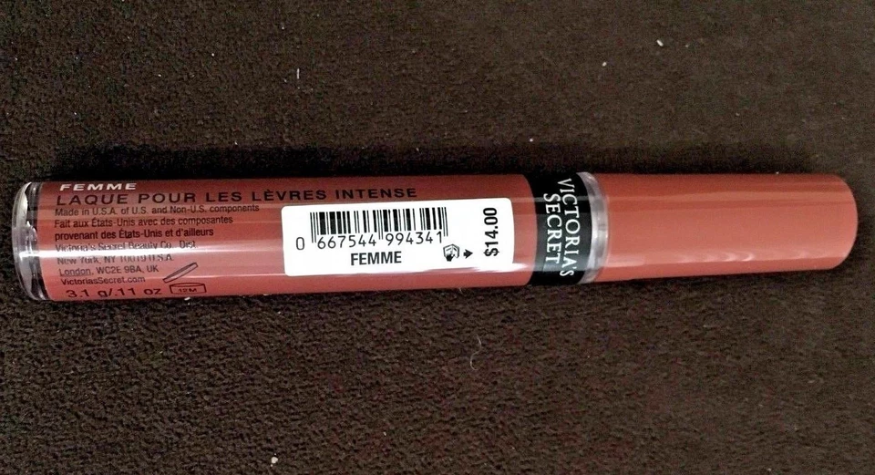 New VICTORIAS SECRET Liquid Color Intense Lip Lacquer Femme Dusty Rose - Image 2 of 2