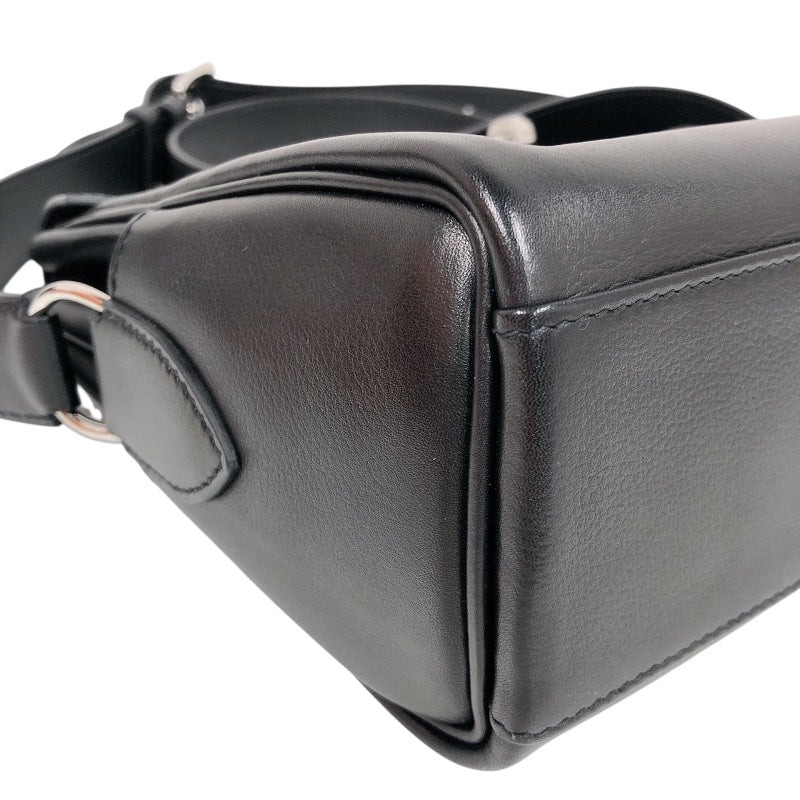 HERMES Kelly Messenger PM Black Shoulder Bag K Stamp #OKB4616 image 8