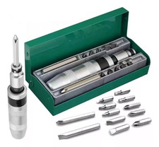 Handschlagschrauber Schlagschrauber Schraubenausdreher Schraubenl&ouml;ser 12x Bits
