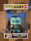 Funko Pop 10" Jumbo Disney Mickey Mouse Blue/Green #457 Limited Shop Exclusive