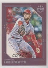 2020 Panini Diamond Kings Plum Frame Patrick Sandoval #60 5m1