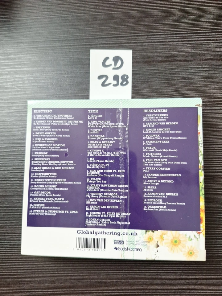 GODSKITCHEN - GLOBAL GATHERING - 47 TRACK 3 X CD BOX SET - 2007 NEW STATE - Bild 2 von 2