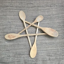 Primitive Folk Art Wooden Spoon Star Wall Decor Rustic Handmade Kitchen Lodge