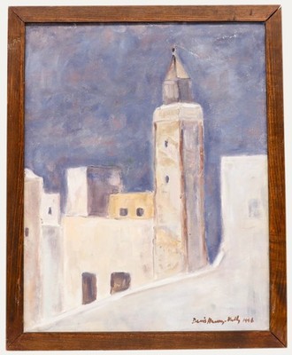 Denis Harvey-Kelly - 1998 Öl, Eine Ansicht Des Turms.