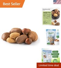 6 lbs Mixed Nuts in Shell: Almonds, Walnuts, Hazelnuts  More - No Additives,...