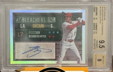 2019 Panini Donruss Bleachers Inc Autograph Shohei Ohtani Auto 9.5 GEM 💎