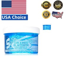 S Curl Wave Gel 10.5oz with Clean Scent - Ideal for Texturized Curls  Waves