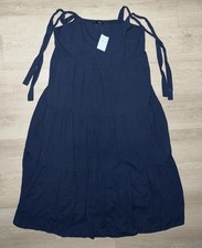 NWT Madewell Maxi Dress Navy Blue Nordstrom Rack $70 MSRP  Dark New Comfortable