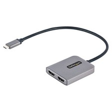 Image of StarTech.com USB-C to Dual HDMI MST HUB - Dual HDMI 4K 60Hz - USB Type C Multi M