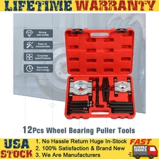 12PCS Heavy Duty Bearing Separator Removal Tool Kit Wheel Hub Axle Puller KY