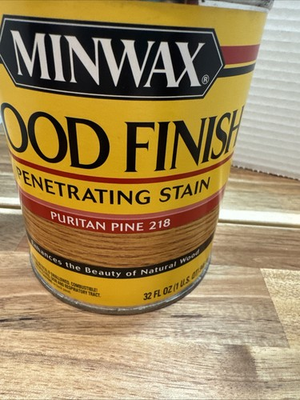 #ad #ad New Minwax Stain Puritan Pine 218 Wood Finish 1 Quart Premium Oil Discontinued $54.99