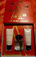 Image of Giorgio Armani My Way Eau de Parfum 50ml Lotion Shower Gel Gift Set
