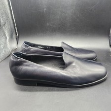 Cole Haan Women's 7B Navy Blue Soft Leather Loafers Classic Comfort Italy NWOBD