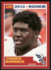 2013 Score #436 Chance Warmack Red