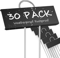 Pflanzenstecker Metall Pflanzschilder Wetterfest Wiederverwendbar 30Er Set