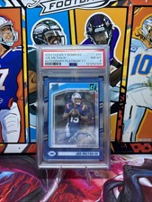 2024 Panini Clearly Donruss Rated Rookie Joe Milton III #97 Platinum /1 (RC)