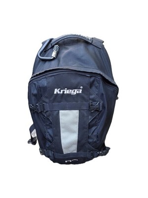 Kriega R25 Motorcycle Backpack - Black - 25L Capacity - Quadloc Harness System
