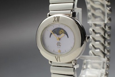 Vintage 1990 *Near MINT* Seiko Alba V806-5000 Sun & Moon Quartz Men Watch JAPAN