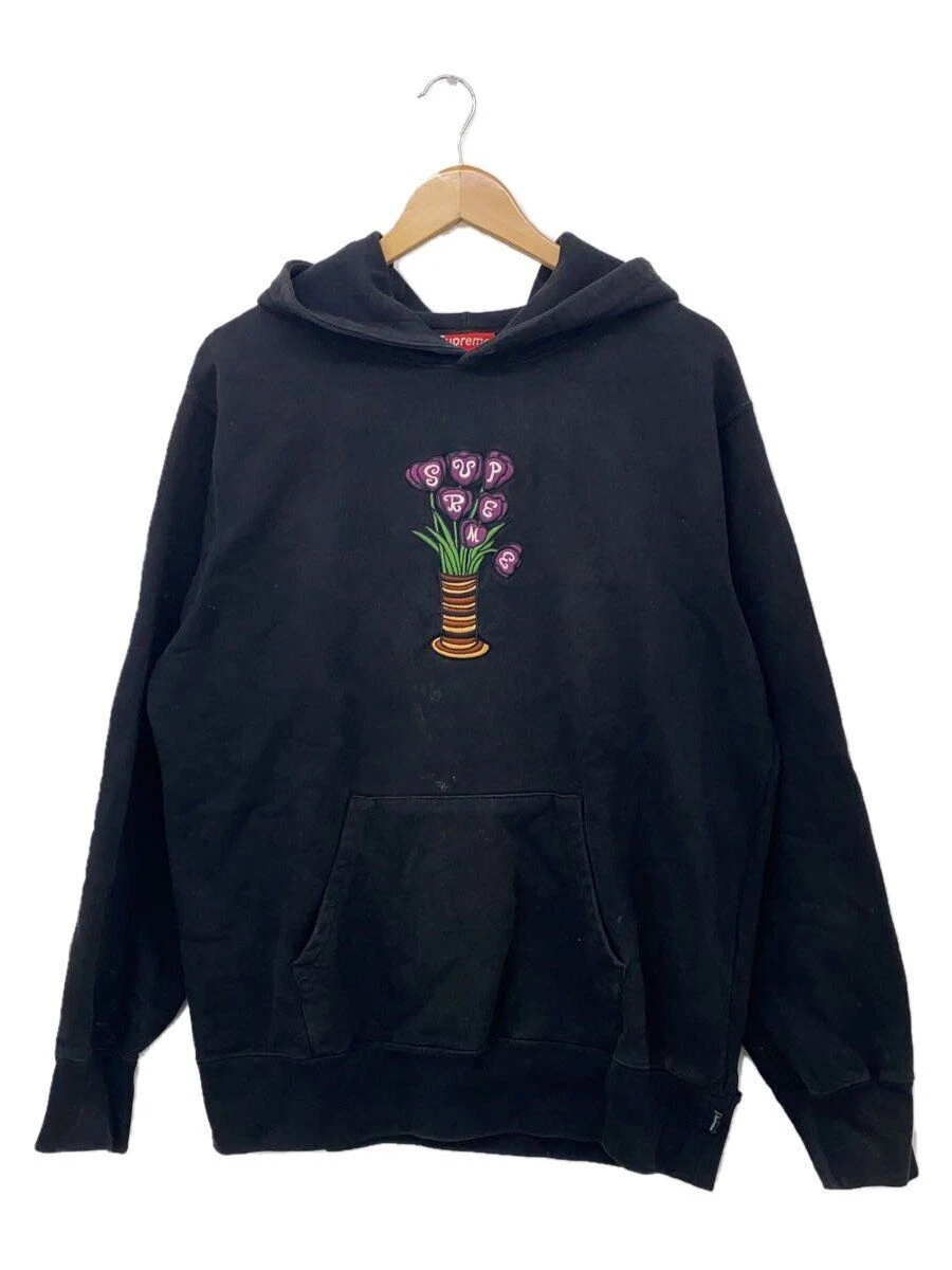 Sweat à capuche Supreme M coton noir uni occasion