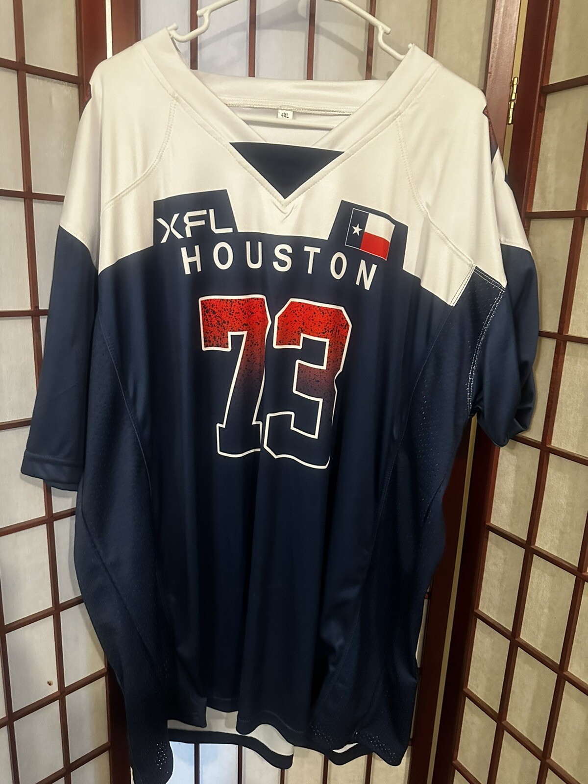 2023 CUSTOM Houston Roughnecks XFL Jersey 4XL eBay