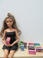 15 Pcs for Barbie Food Cabochon Resin Chocolate Candy Flat Back DIY 