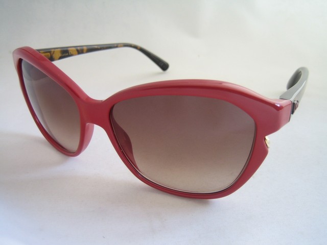 red dior glasses