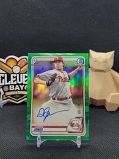 2020 1st Bowman Chrome DAMON JONES /99 Rookie Auto Green Refractor (CBMH)