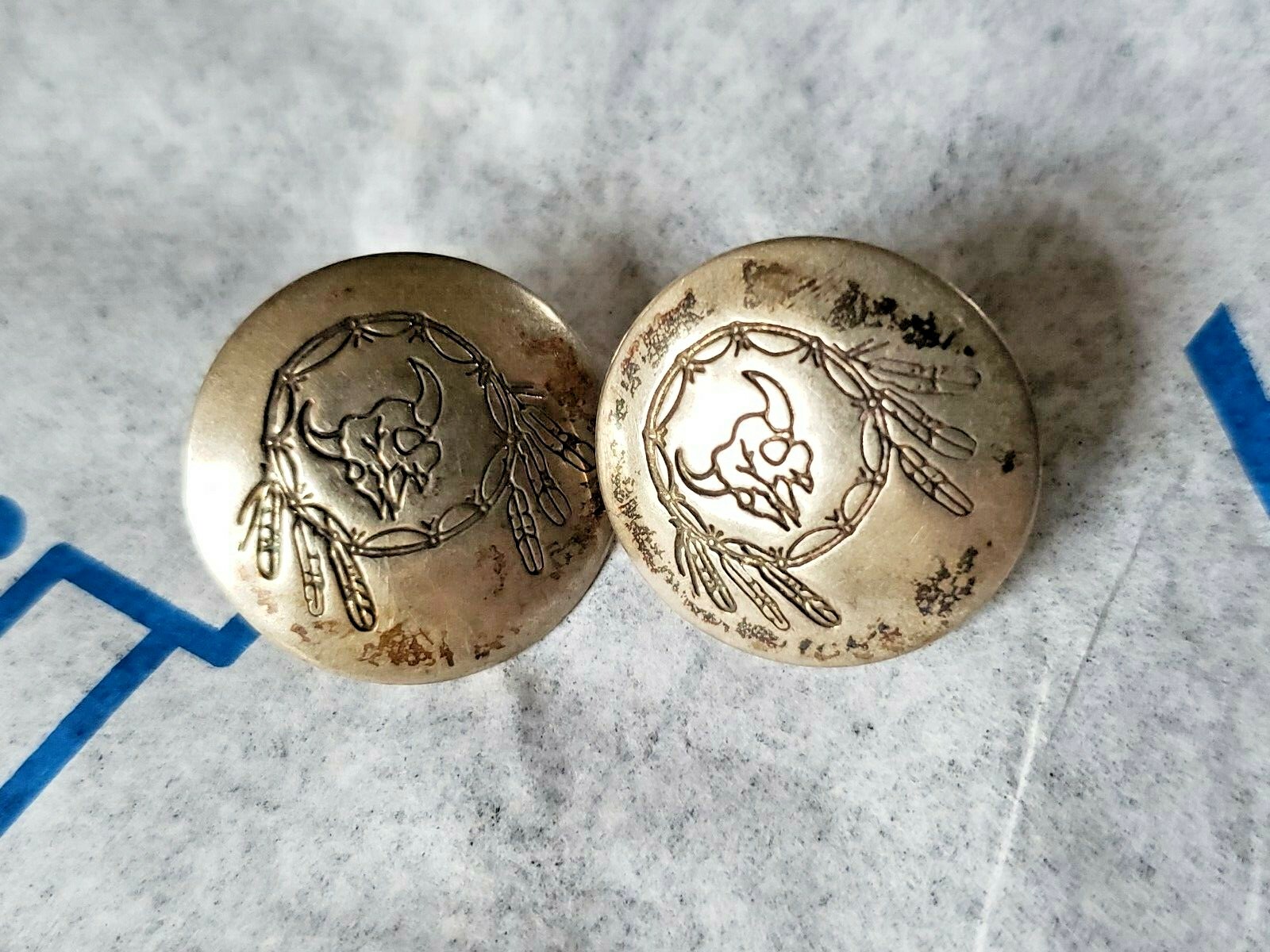 Silver Tone Stud Post Earrings for Women-image