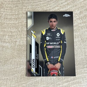 Esteban Ocon - 2020 Formula 1 F1 - Topps Chrome - #10 - Base Portrait - RC