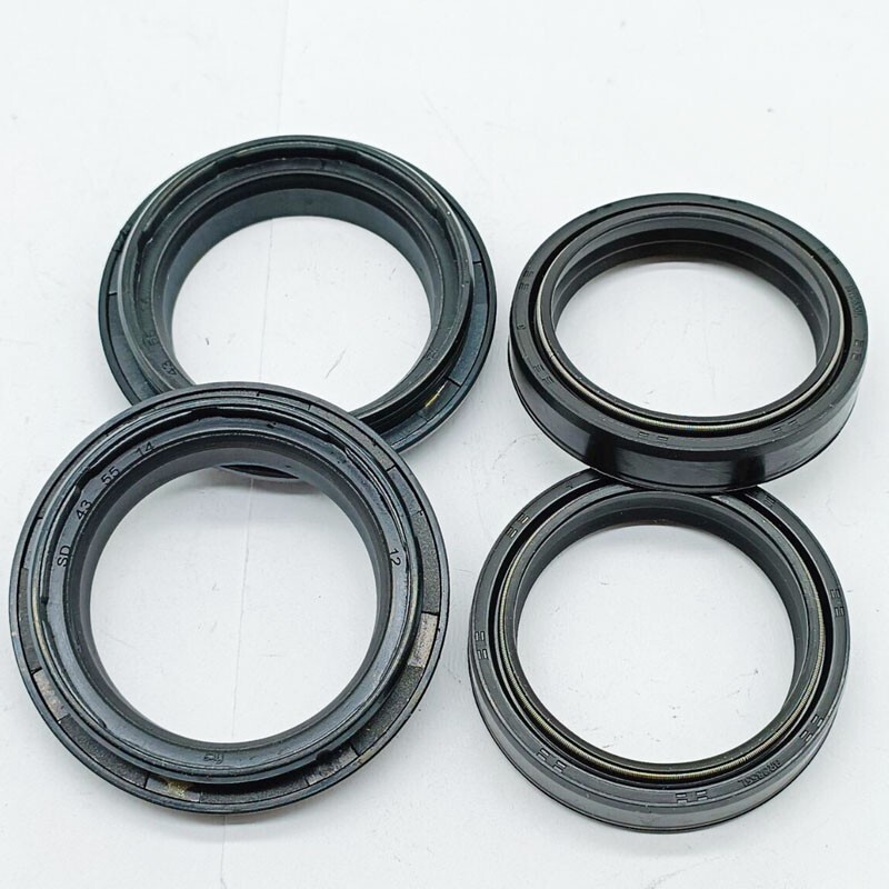 サケハサカナ   サカナハキドリ FORK DUST WIPER SEALS REBUILD KIT 4 pack -for Kawasaki ZZR1100