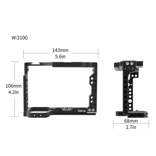 Vollkamera Käfig Rig Kit für Sony A7r4 A7rIV A7s3 A7siii A92 A9ii A73 A7iii - Bild 18 von 26