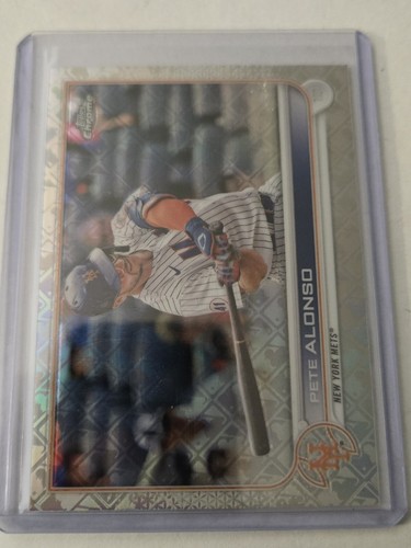 Pete Alonso 2022 Topps cromo logotipofractor refractor New York Mets #92 - Imagen 5 de 12