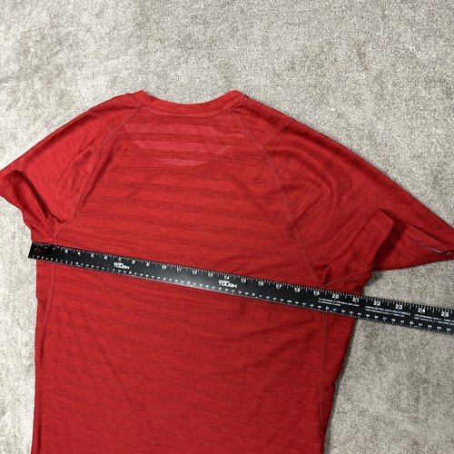 Saxx Shirt Herren Medium Hot Shot Kurzarm Tech Tee Rot Outdoor Gym - Bild 5 von 7
