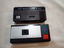 Lot of 2 Kodak Instamatic Camera Untested - Pocket 20 and Trimlite 18