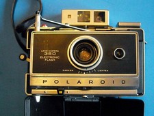 Polaroid 360 Camera with Case Electronic Flash Charger Vintage 1969