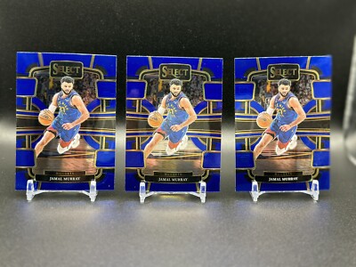 2023-24 Panini Select Jamal Murray Blue Concourse Level  #35 Nuggets (3) Lot