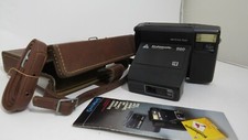 VTG Kodak Kodamatic 960 Instant Camera Electronic Flash  Leather Case UNTESTED