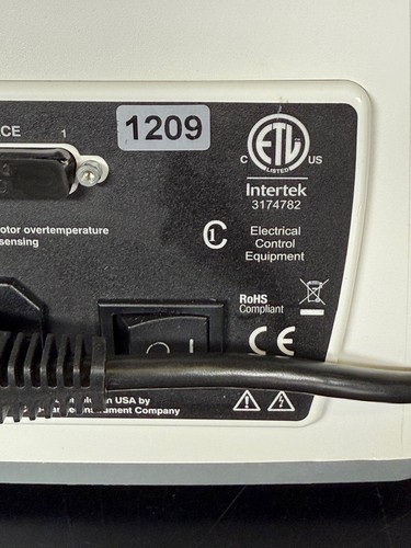 Cole Parmer MasterFlex 07522-20 Peristaltic Pump 0.1-600 RPM 77390-00 Pump Head - Picture 12 of 15