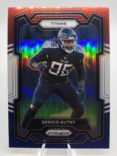 2023 Denico Autry Panini Prizm Red White and Blue Prizm Parallel #283 Titans