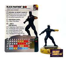 Marvel Heroclix Black Panther 041 w/ Card Collector's Trove Set