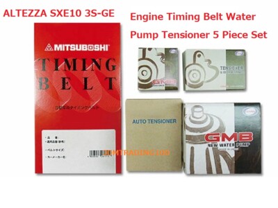 TOYOTA ALTEZZA SXE10 3S-GE ENGINE TIMING BELT WATER PUMP TENSIONER 5 PARTS SET 