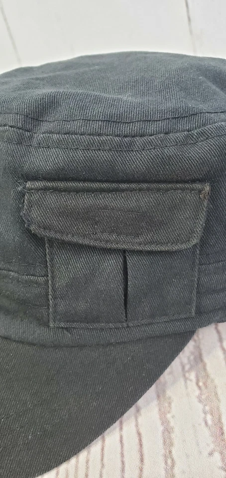 Gorra Leader Original Vintage Herradura Estrás Negra con Mini Bolsillo Foto 4 de 4