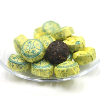 Laocang Natural Tuocha Tea Chrysanthemum Aroma Ripe Mini Pu Erh Tuo Cha Tea