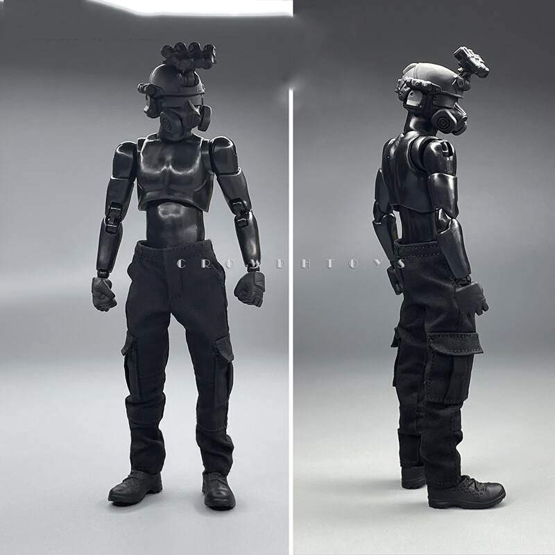 1/12th Pants Model for 6"DRAGON HORSE SCP FOUNDATION SERIES MTF "RED RIGHT HAND"