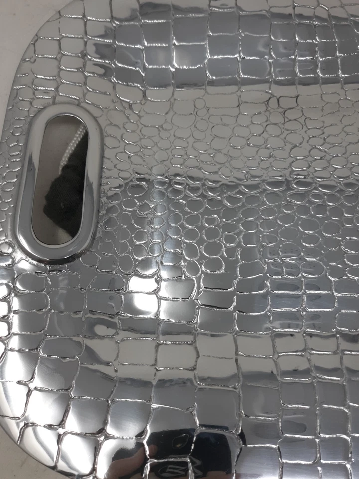 Beatriz Ball Croc Long Rectangular Tray with Handles - Image 2 of 4