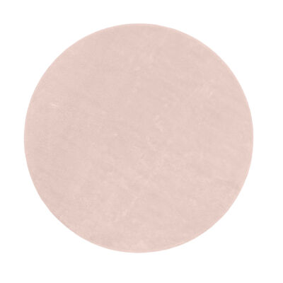 Tappetino Bagno Morbido Shaggy | Antiscivolo | Ø 80 Cm Tondo - Colore Blu - Foto 3