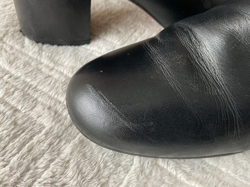 WHISTLES real leather ladies smart black ankle boot size 41 - Picture 2 of 10